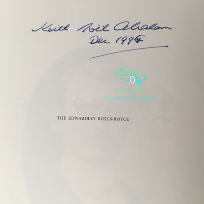 Rolls-Royce, Libro The Edwardian Rolls-Royce di John Fasal e Bryan Goodman, ISBN 0950648957 - Raggi's Collectibles' Automotive Art