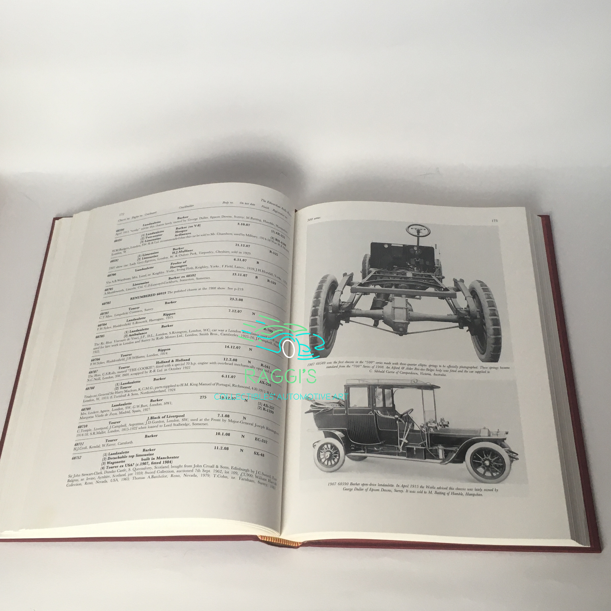 Rolls-Royce, Libro The Edwardian Rolls-Royce di John Fasal e Bryan Goodman, ISBN 0950648957 - Raggi's Collectibles' Automotive Art