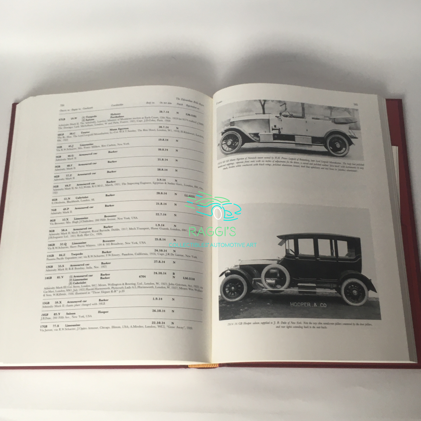 Rolls-Royce, Libro The Edwardian Rolls-Royce di John Fasal e Bryan Goodman, ISBN 0950648957 - Raggi's Collectibles' Automotive Art