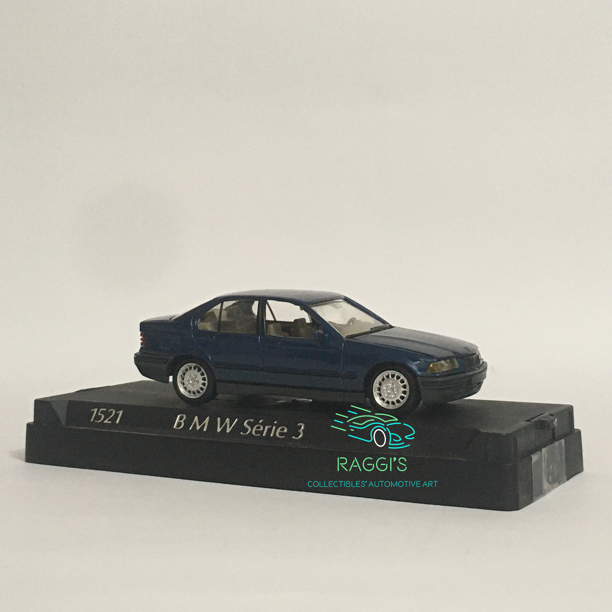 BMW, Modellino in Metallo Pressofuso Solido 1521 BMW Serie 3 Scala 1:43 - Raggi's Collectibles' Automotive Art