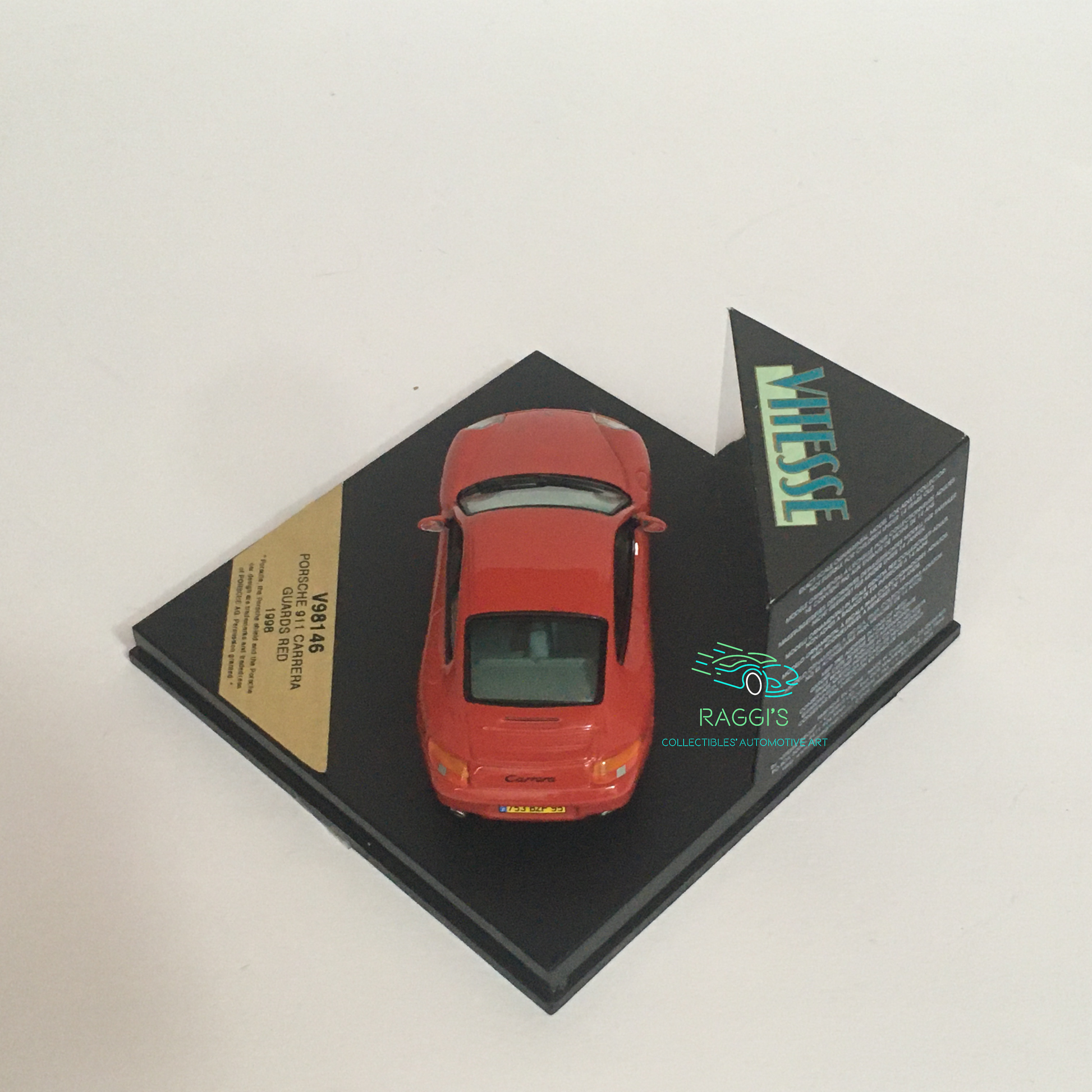 Porsche, Modellino in Scala 1:43 Vitesse in Metallo Pressofuso Porsche 911 Carrera Edizione Limitata - Raggi's Collectibles' Automotive Art