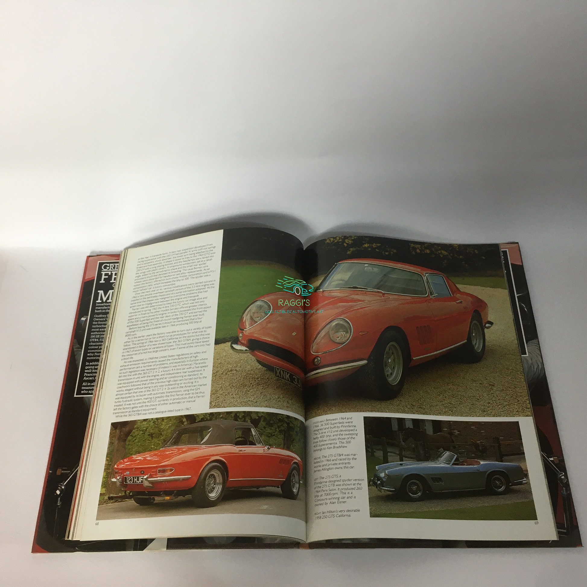 Ferrari, Jaguar, Mercedes-Benz, Porsche, Rolls-Royce Intera Raccolta Great Marques Libri in Lingua Inglese - Raggi's Collectibles' Automotive Art