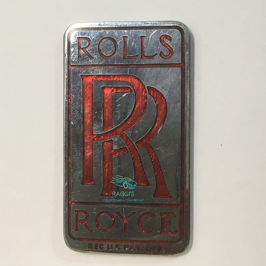 Rolls-Royce, Stemma Originale Rolls-Royce of America Montato su una Springfield Rolls-Royce, Estremamente Raro - Raggi's Collectibles' Automotive Art