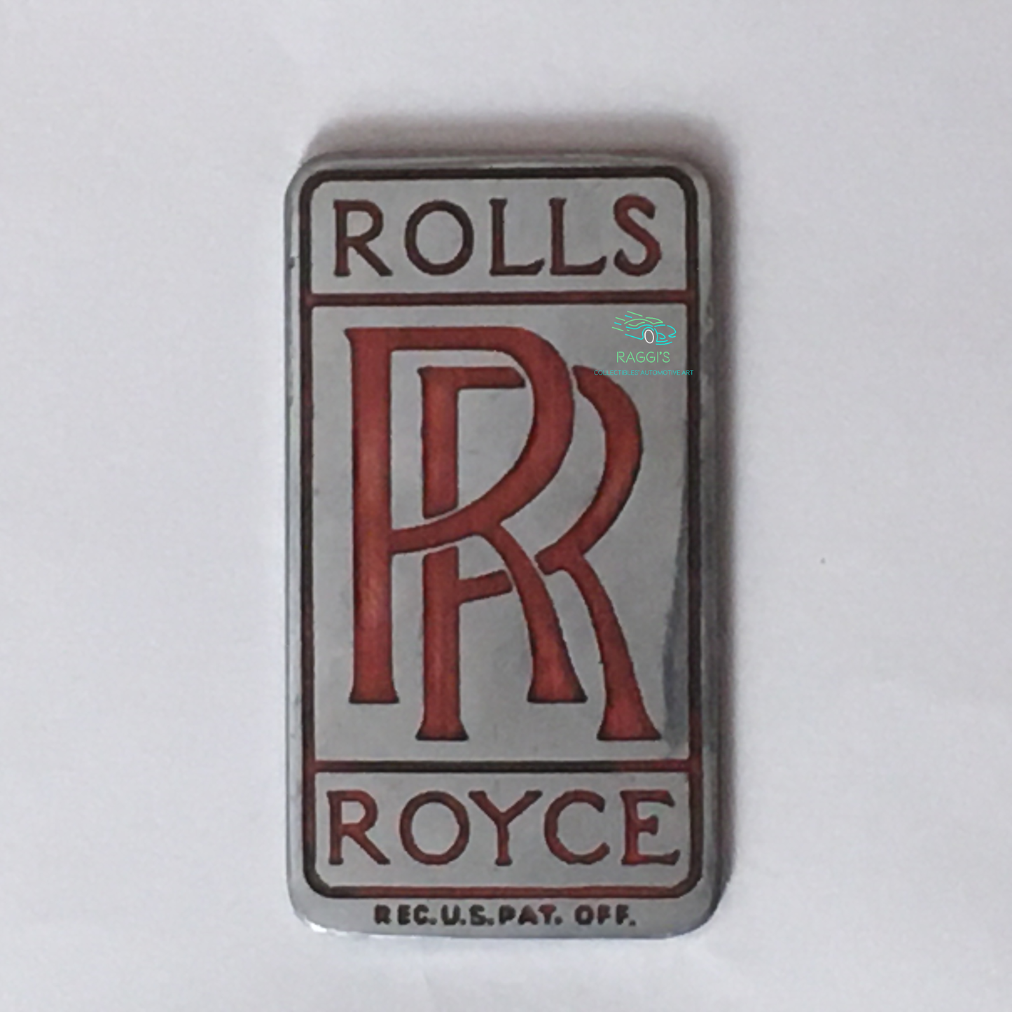 Rolls-Royce, Original Rolls-Royce of America Emblem Mounted on a Springfield Rolls-Royce, Extremely Rare