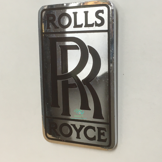 Rolls-Royce, Stemma Originale Rolls-Royce con Lettere di Colore Rosso Scuro, Montato su una Springfield Rolls-Royce, Molto Raro - Raggi's Collectibles' Automotive Art