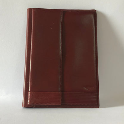 Bentley, Custodia per Agenda o Block-Notes in Pelle Rossa con  Logo Bentley Impresso - Raggi's Collectibles' Automotive Art