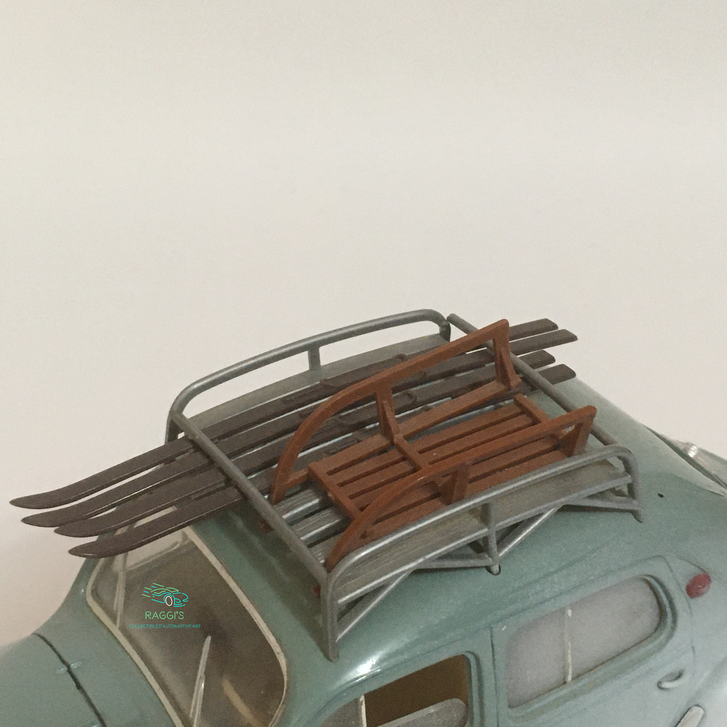 Renault, Solid Diecast Metal Model Renault 4CV Scale 1:17 Renault Collection Year 1997