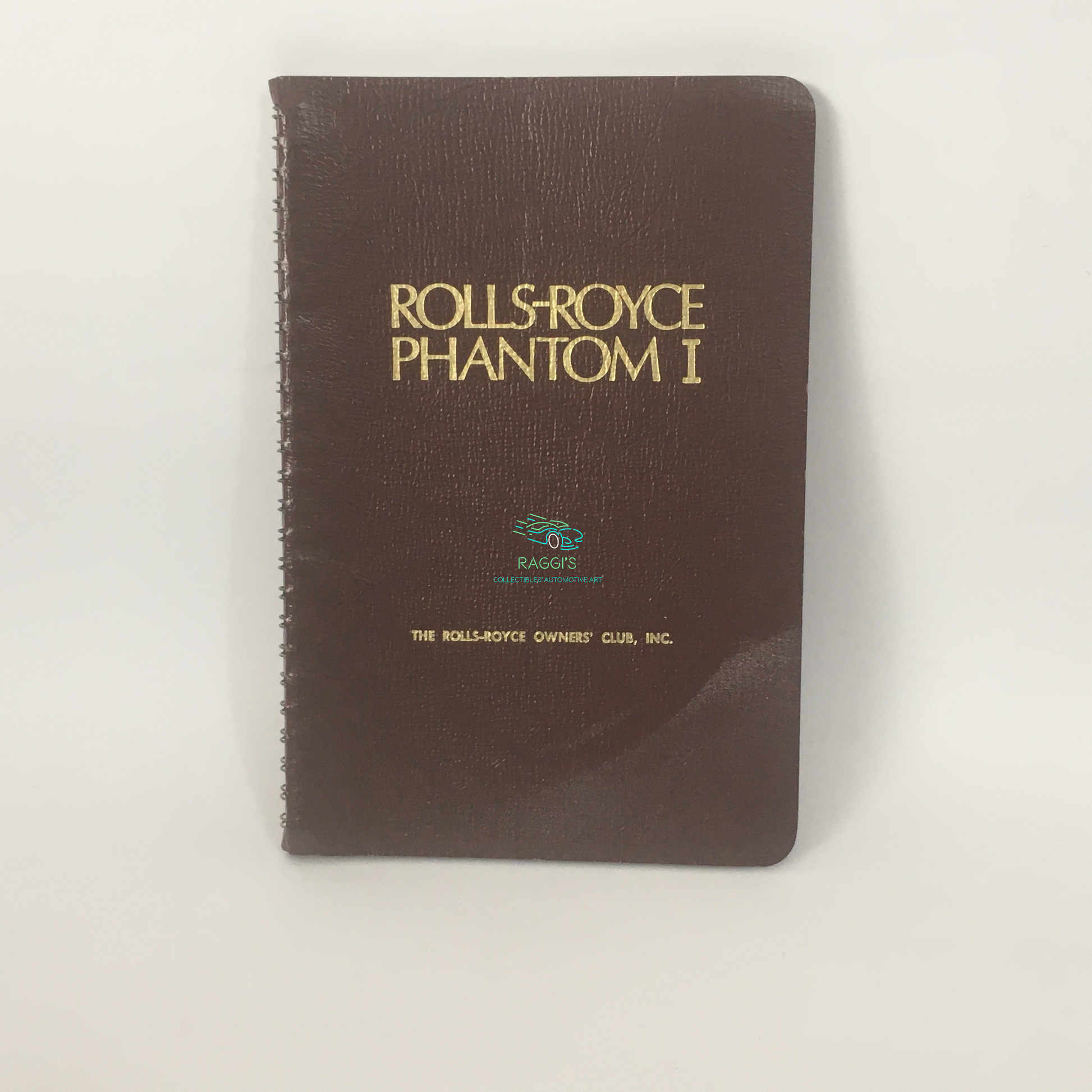 Rolls-Royce, Handbook Rolls-Royce Phantom I Edizione del 1978 a Cura di The Rolls-Royce Owners' Club - Raggi's Collectibles' Automotive Art