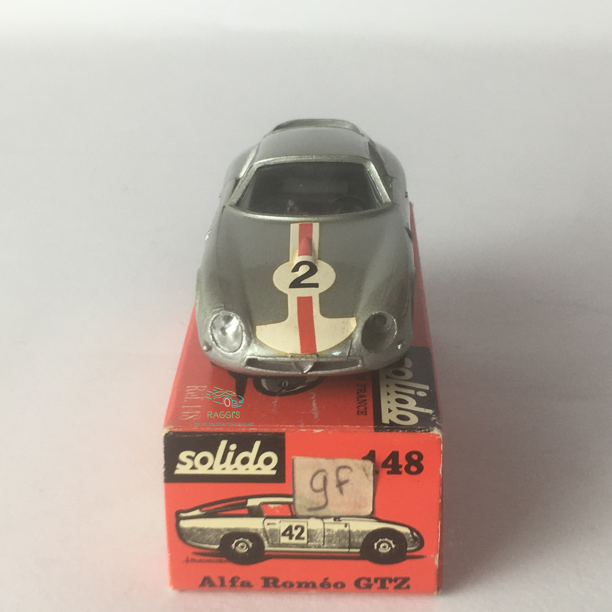 Alfa Romeo, Modellino in Metallo Pressofuso Solido Alfa Romeo Giulia TZ Ref. 148 Scala 1:43 - Raggi's Collectibles' Automotive Art