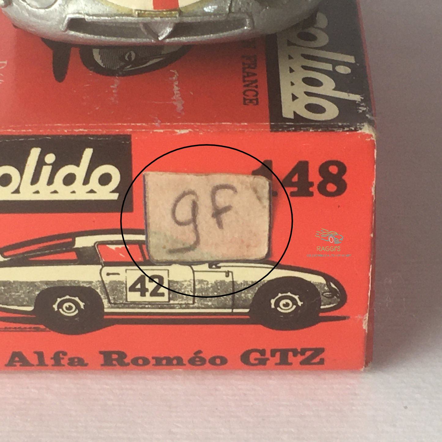 Alfa Romeo, Solid Die-Cast Metal Model Alfa Romeo Giulia TZ Ref. 148 Scale 1:43