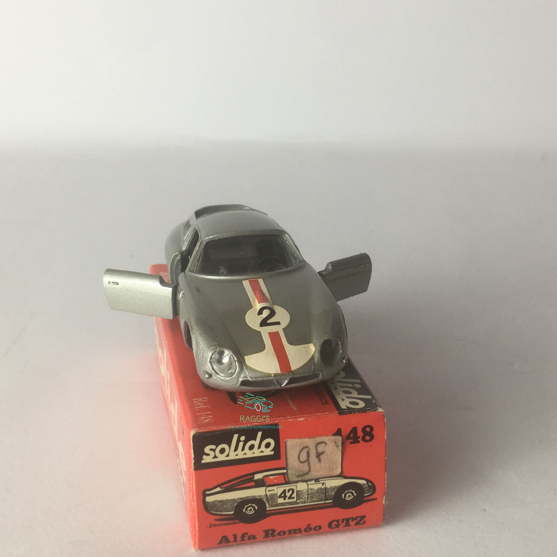 Alfa Romeo, Modellino in Metallo Pressofuso Solido Alfa Romeo Giulia TZ Ref. 148 Scala 1:43 - Raggi's Collectibles' Automotive Art