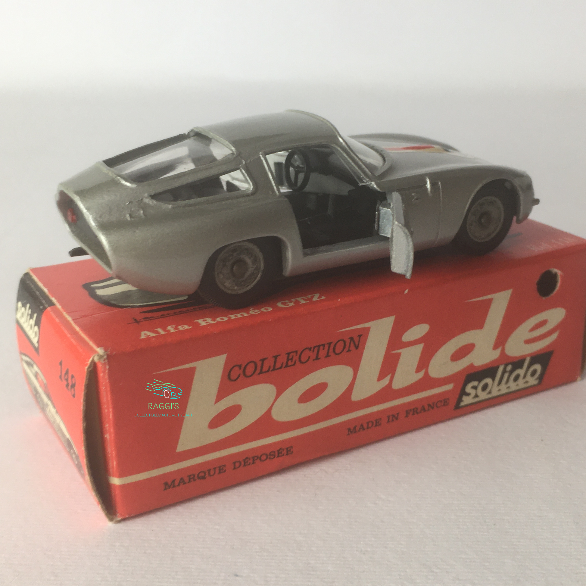 Alfa Romeo, Modellino in Metallo Pressofuso Solido Alfa Romeo Giulia TZ Ref. 148 Scala 1:43 - Raggi's Collectibles' Automotive Art