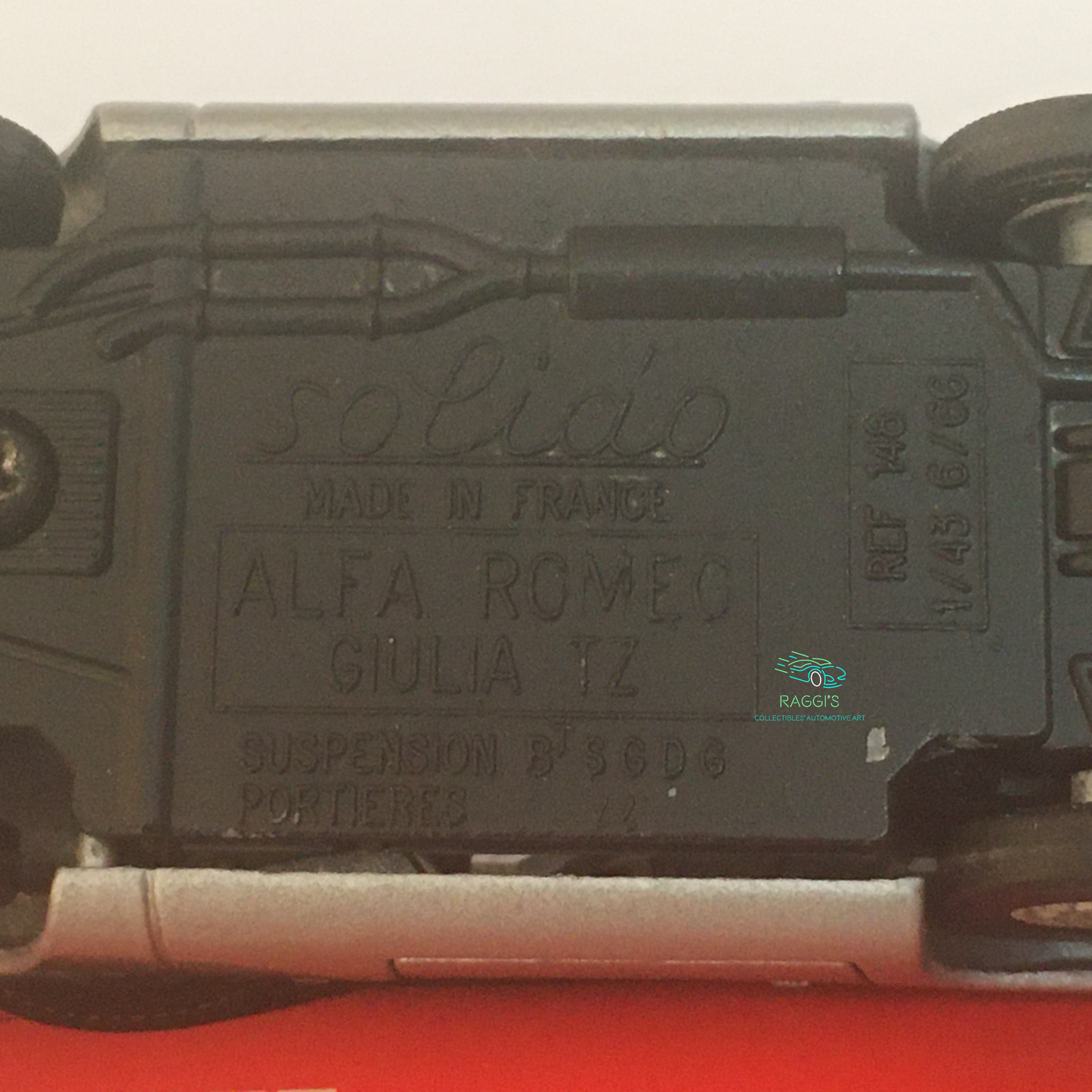 Alfa Romeo, Modellino in Metallo Pressofuso Solido Alfa Romeo Giulia TZ Ref. 148 Scala 1:43