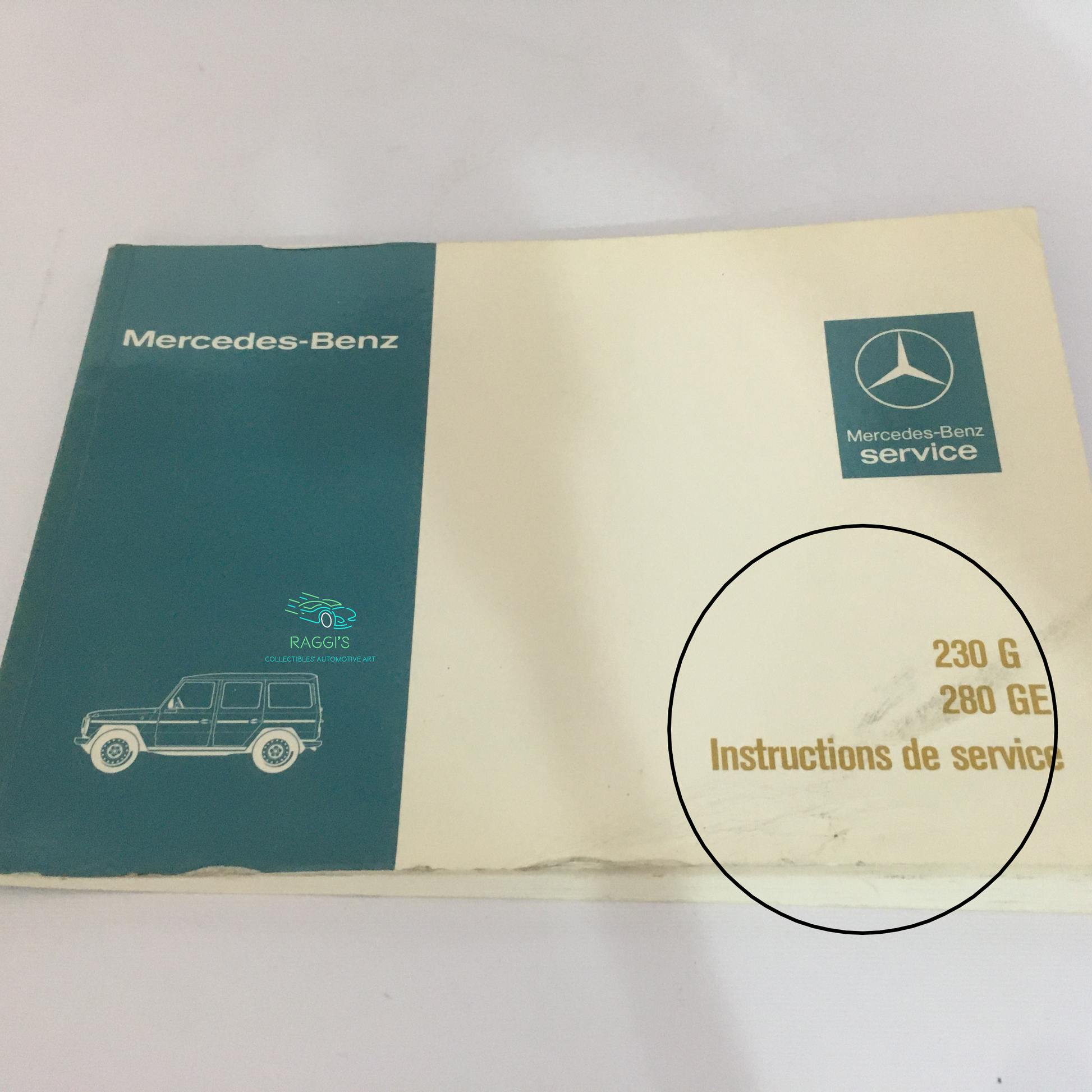 Mercedes-Benz, Manuale Istruzioni di Uso Anno 1979 e Brochures Anno 1979 e 1985 Mercedes-Benz G Series - Raggi's Collectibles' Automotive Art