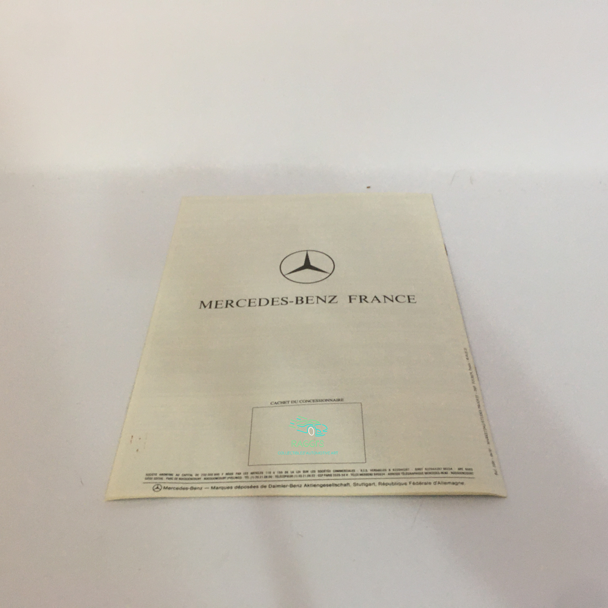 Mercedes-Benz, Manuale Istruzioni di Uso Anno 1979 e Brochures Anno 1979 e 1985 Mercedes-Benz G Series - Raggi's Collectibles' Automotive Art