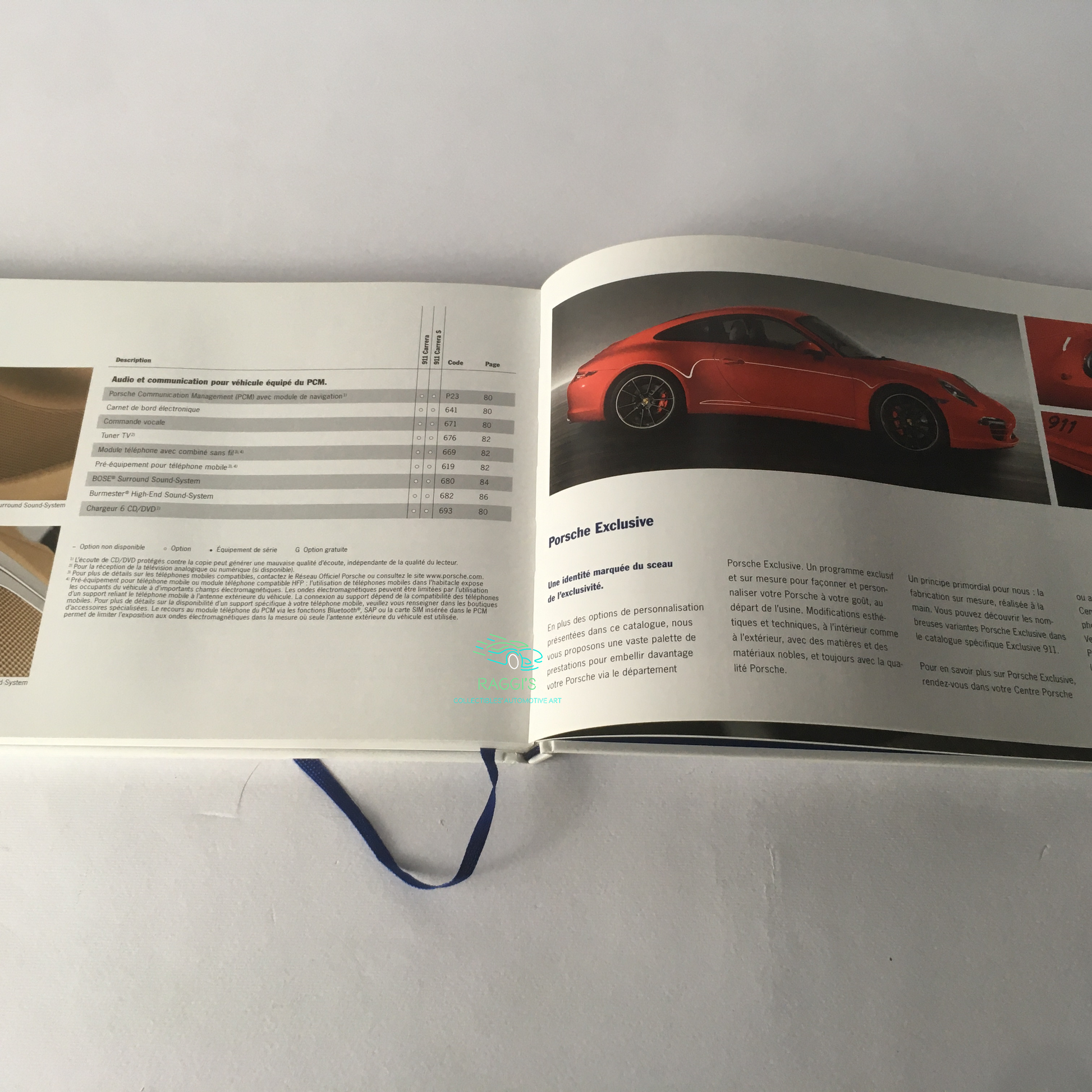 Porsche, Brochure Dépliant Porsche 911 Serie 991 Model Year 2011 Lingua Francese - Raggi's Collectibles' Automotive Art