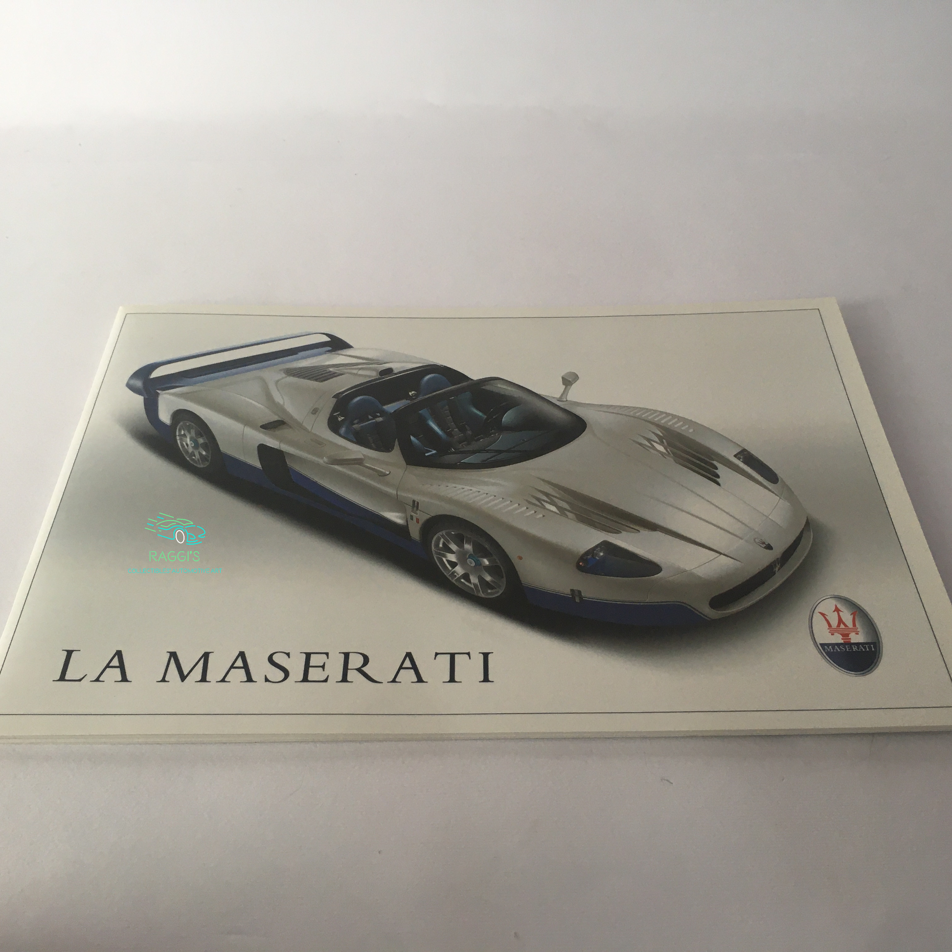 Maserati, Press Kit Maserati Spyder 90 Anniversario Salone dell'Automobile di Parigi 2004 Italiano Inglese - Raggi's Collectibles' Automotive Art