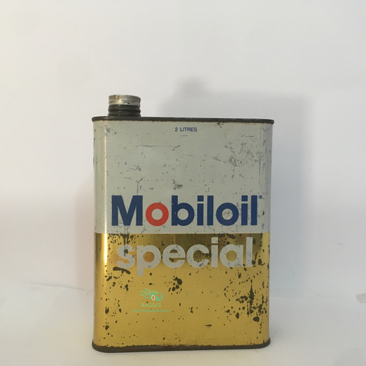 Mobil Oil, Latta Olio Vintage Mobil Oil Special - Raggi's Collectibles' Automotive Art