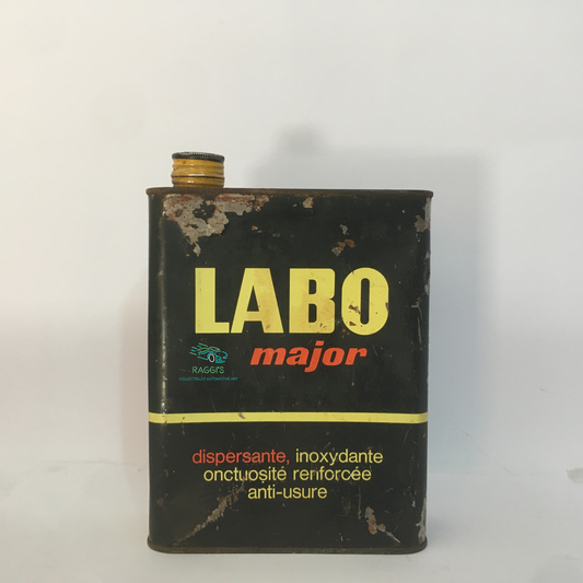 Labo, Latta Olio Vintage Labo Major - Raggi's Collectibles' Automotive Art