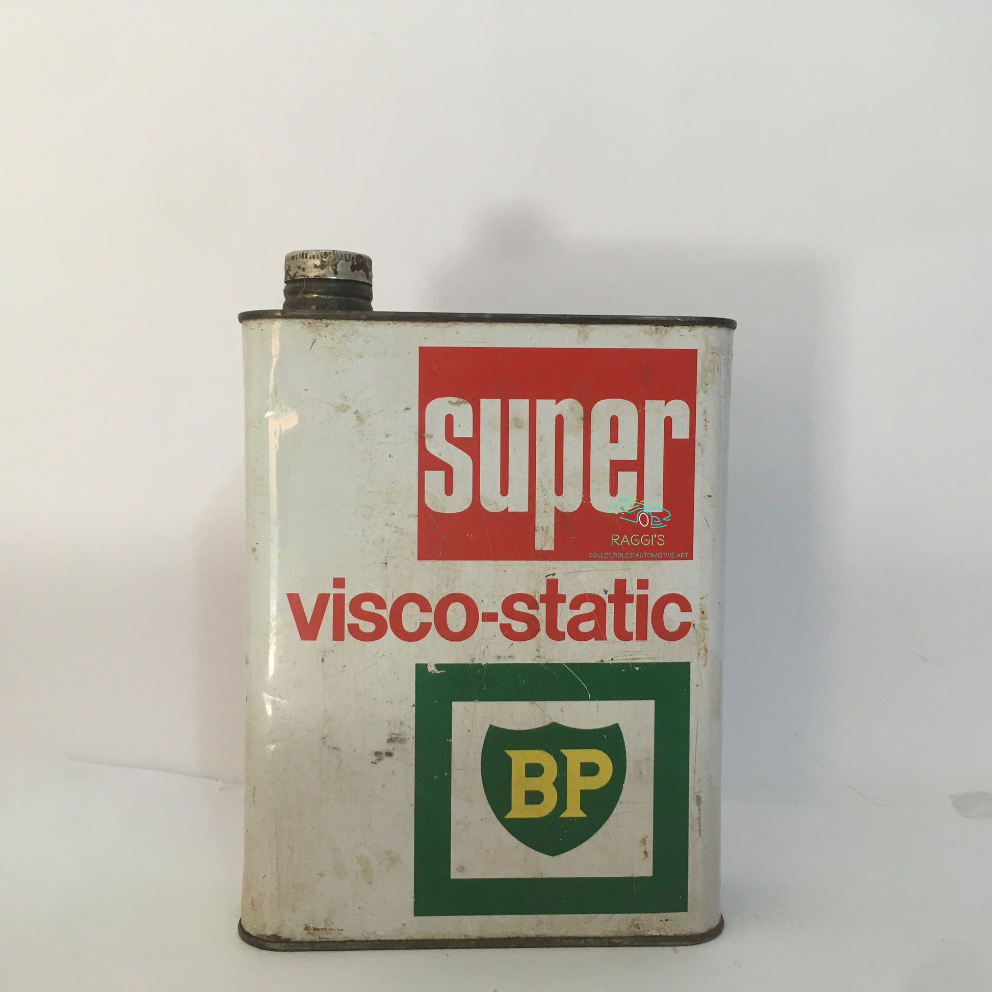 BP, Latta Olio Vintage BP Super Viscostatic - Raggi's Collectibles' Automotive Art