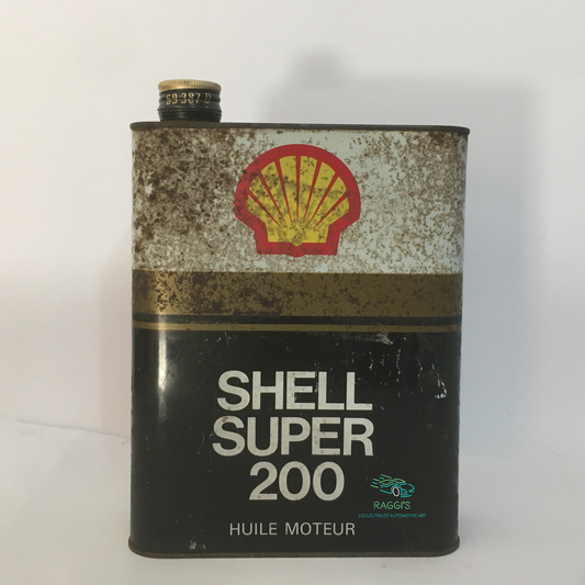 Shell, Latta Olio Vintage Shell Super 200